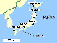 map of shikoku